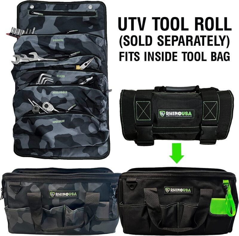 Rhino USA Heavy Duty Tool Bag (Black)