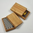 thumbnail image 3 of GENEMA Bamboo Cards Storage Box Desktop Poker Playing Card Box Container Case Tarot Box, 3 of 19