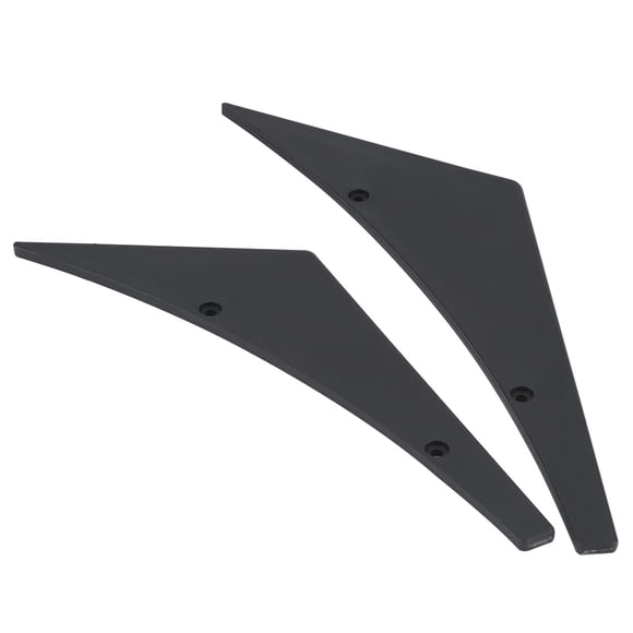 4pcs divisor divisor aletas altálico delantero spoiler canards universales abdominales pláshicos para la mayoría de los automóviles con paquete de hardware de montaje