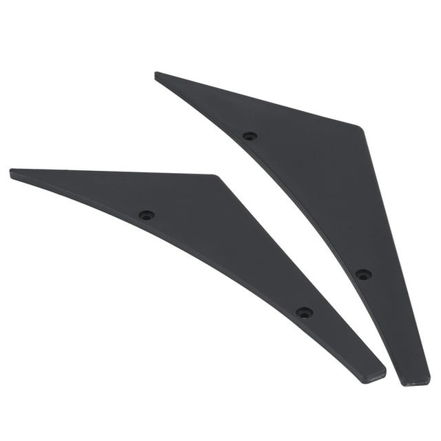 4pcs divisor divisor aletas altálico delantero spoiler canards universales abdominales pláshicos para la mayoría de los automóviles con paquete de hardware de montaje