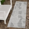 thumbnail image 6 of Addison Rugs Chantille Indoor/Outdoor Transitional Geometric Gray Machine Washable Runner Rug, 2'3" x 7'6", 6 of 7