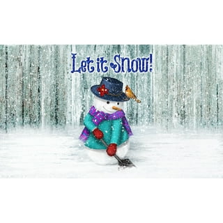 Let it Snow Door Mat – The Fox Decor