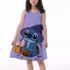 thumbnail image 1 of Vestido sin mangas de la serie de Halloween para niños con estampado cosido de Disney, vestido Kawai informal con patrón de calabaza, minivestido hasta la rodilla para niña, Dres100 Gao Jinjia LED, 1 of 2