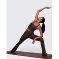 thumbnail image 3 of CRZ YOGA Butterluxe Racerback Sports Bras for Women Padded Y-Back Longline Workout Yoga Tops, 3 of 5