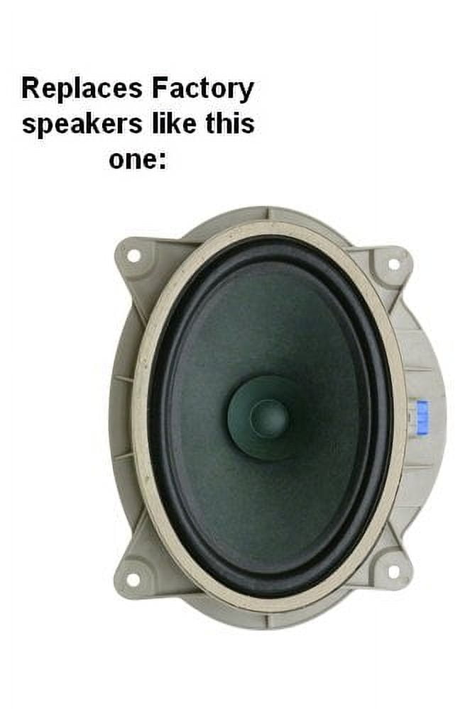 Front Door Speaker Adapters Compatible With 03-09 Toyota 4Runner