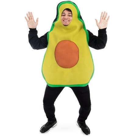 Boo! Inc. Fresh Avocado Halloween Costume | Funny Food, Adult One-Size Unisex Outfit