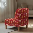 thumbnail image 5 of HELLHERO Comfortable Armless Accent Chair Protector for Living Room, Easy to Install Slipper Accent Chair Covers, Christmas Cookie Joy, 5 of 8