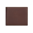 thumbnail image 1 of Cartera plegable elegante con bloqueo RFID de cuero auténtico para hombre con 2 ventanas de identificación Regalo de San Valentín, 1 of 4