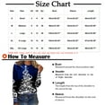 thumbnail image 3 of JINMGG Christmas Tops for Women, Long Blouses for Women Women's Fashion Loose Long Sleeve Round-Neck Blouse Christmas Printing T-Shirt Tops, 3 of 4