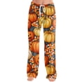 thumbnail image 4 of Halloween Pajama Pants Women Stretch Lounge Pants Comfy Pjs Sleep Bottoms Women Pjs Pj Jammies, 4 of 6