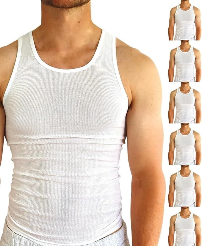 トップス theredthread message tank Threads Men's Undershirt, Ultra-Soft Tank, Moisture Wicking, Anti