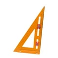 thumbnail image 4 of simhoa 2 in 1 Triangle Ruler Measuring Layout Tool 4.5mm Hole High Accuracy Right Angle Ruler for Household Workshop Nailing Working 220mmx380mm, 4 of 9