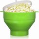 thumbnail image 3 of Microwave Silicone Popcorn Popper Collapsible Silicone Popcorn Maker Bowl with Handle Lid, 3 of 4