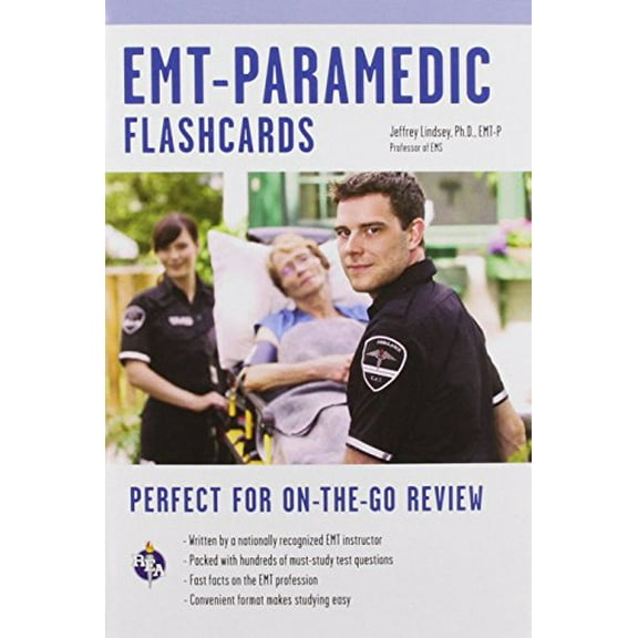 Pre-Owned EMT-Paramedic Flashcard Book (EMT Test Preparation) (Paperback) 0738603538 9780738603537