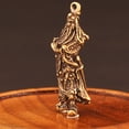 thumbnail image 4 of Chendee Statue Rétro Dieu Chinois de la Richesse Guan Gong Décoration de Bureau, 4 of 5