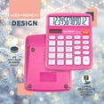 thumbnail image 6 of CATIGA CD-2786 Metal Desktop Calculator 12 Digit w/ Extra Large Display Standard Function (Pink), 6 of 6