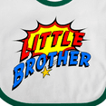 thumbnail image 4 of Inktastic Little Brother Superhero Boys Baby Bib, 4 of 4