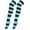 Black, variant on Women Striped Over The Knee Thigh High Socks Soft Stretch Knit Tall Long Socks Elastic Cuff Role Play Party Socks White