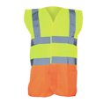 thumbnail image 1 of Yoko- Chaleco reflectante Modelo Premium unisex (Paquete de 2) (Amarillo/Naranja reflectante), 1 of 2