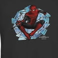 thumbnail image 2 of Junior's Marvel Spider-Man: No Way Home Spinning Webs  Graphic Tee Black Small, 2 of 3