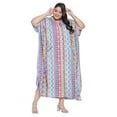 thumbnail image 2 of Oussum Robe Caftans pour Femme Grande Taille Imprimée Longue Maxi à Boutons Robes Caftan, 2 of 7