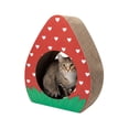 thumbnail image 3 of Kitty City Durable Strawberry Corrugated Cardbaord Cat Scratching Pad,O/S, 3 of 8