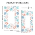 thumbnail image 5 of Kll Colorful Seashells1 Wall Plate,Gloss Finish,Standard Size 1 - 5" X 3", Polycarbonate Thermoplastic,Electric Receptacle Plug Covers, 5 of 8