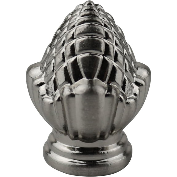 Urbanest Martha Lamp Finial – 1 1/4 Inch Tall, Brushed Nickel– Decorative Lamp Shade Finial for Table & Floor Lamps- 1 Piece