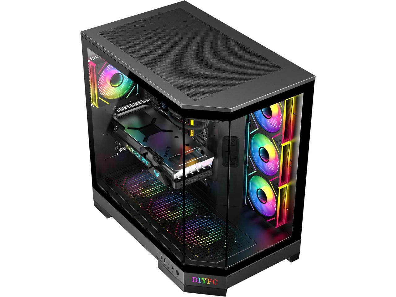 DIYPC VanguardF1BK ATX PC Case