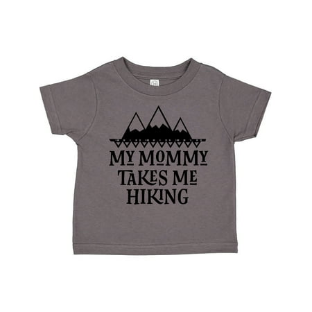 

Inktastic Hiker Mommy Takes Me Hiking Gift Toddler Boy or Toddler Girl T-Shirt