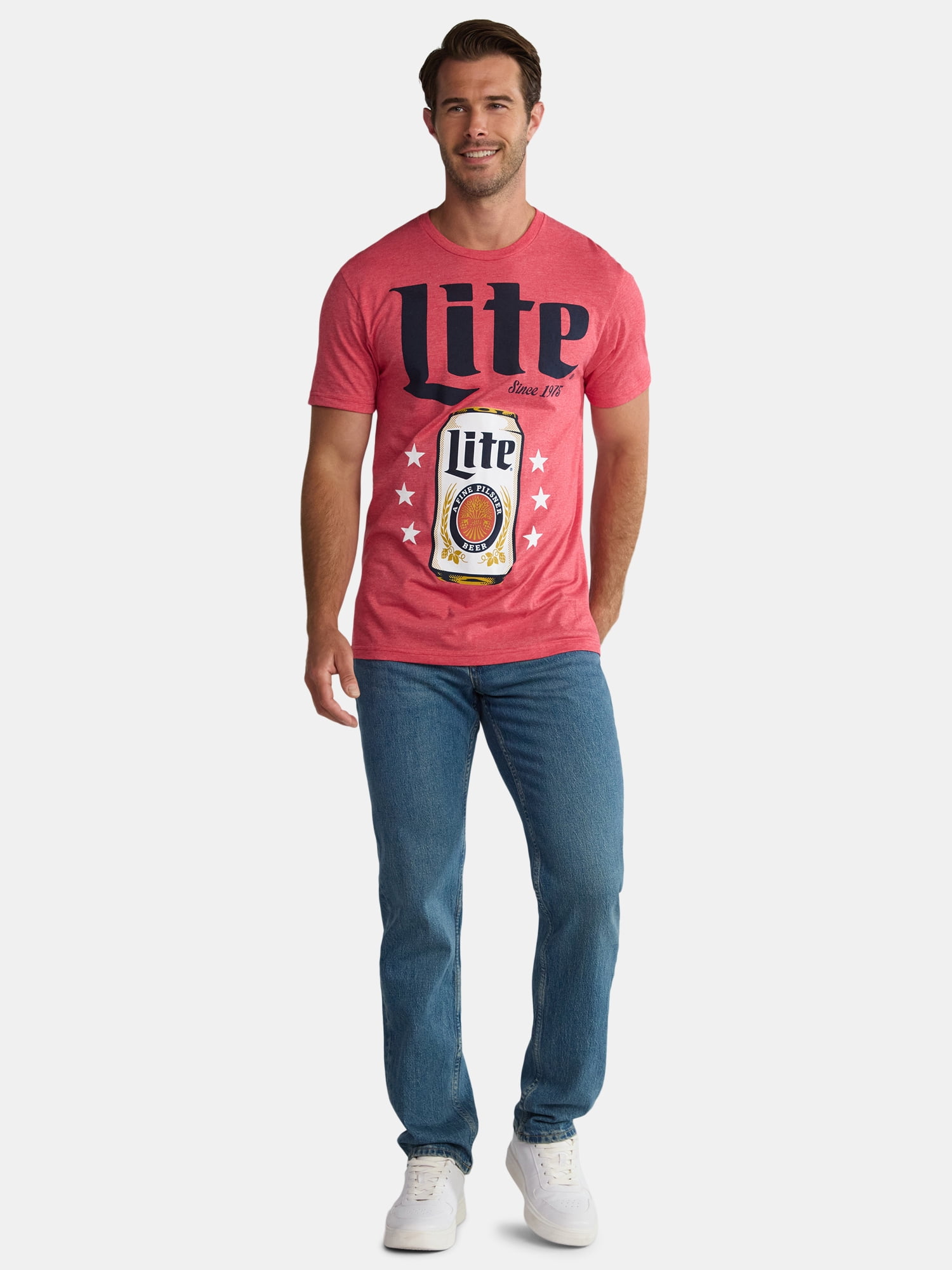 Miller Lite Men's & Big Men's Rodeo Banquet Graphic Tee, Sizes S-3XL