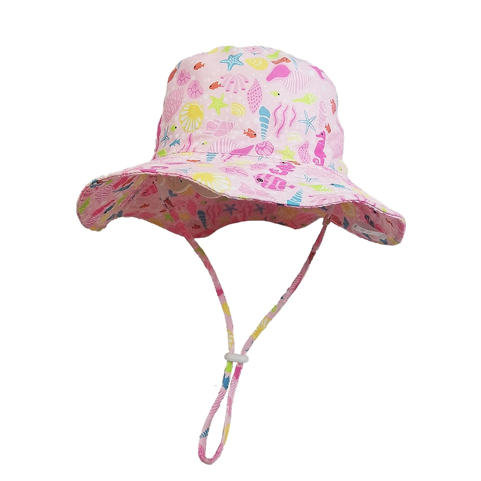 Teens Women and Men with Customize Top Packable Fisherman Cap for Outdoor Travel Pink Flamingo Ice Cream Summer New Summer Unisex Cotton Fashion Fishing Sun Bucket Hats for Kid