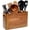 Acacia 3 Compartments, variant on Large Acacia Wood Utensil Holder with 4 Compartments for Countertop Storage of Cooking Tools and Silverware