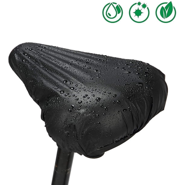 2 fundas elásticas impermeables para sillín de bicicleta.