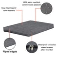 thumbnail image 4 of COVERS&ALL Mattress Protector Cover 100% Waterproof - Doubled Zippered Full Bed Mattress Protector for Patio Bench, Sofa/Cushion (5" x 30" x74", Fab Grey), 4 of 4
