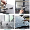 thumbnail image 2 of ACDANC All-Purpose Stainless Steel Shower Squeegee for Shower Glass Doors,10" Shower Squeegee with hanger for Tile Shower Walls Car Glass Window Cleaner Bathroom Scrubber, 2 of 7