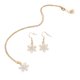 thumbnail image 5 of Conjunto de collar y aretes ANGGREK de copo de nieve Aleación para niñas para fiesta, 5 of 8