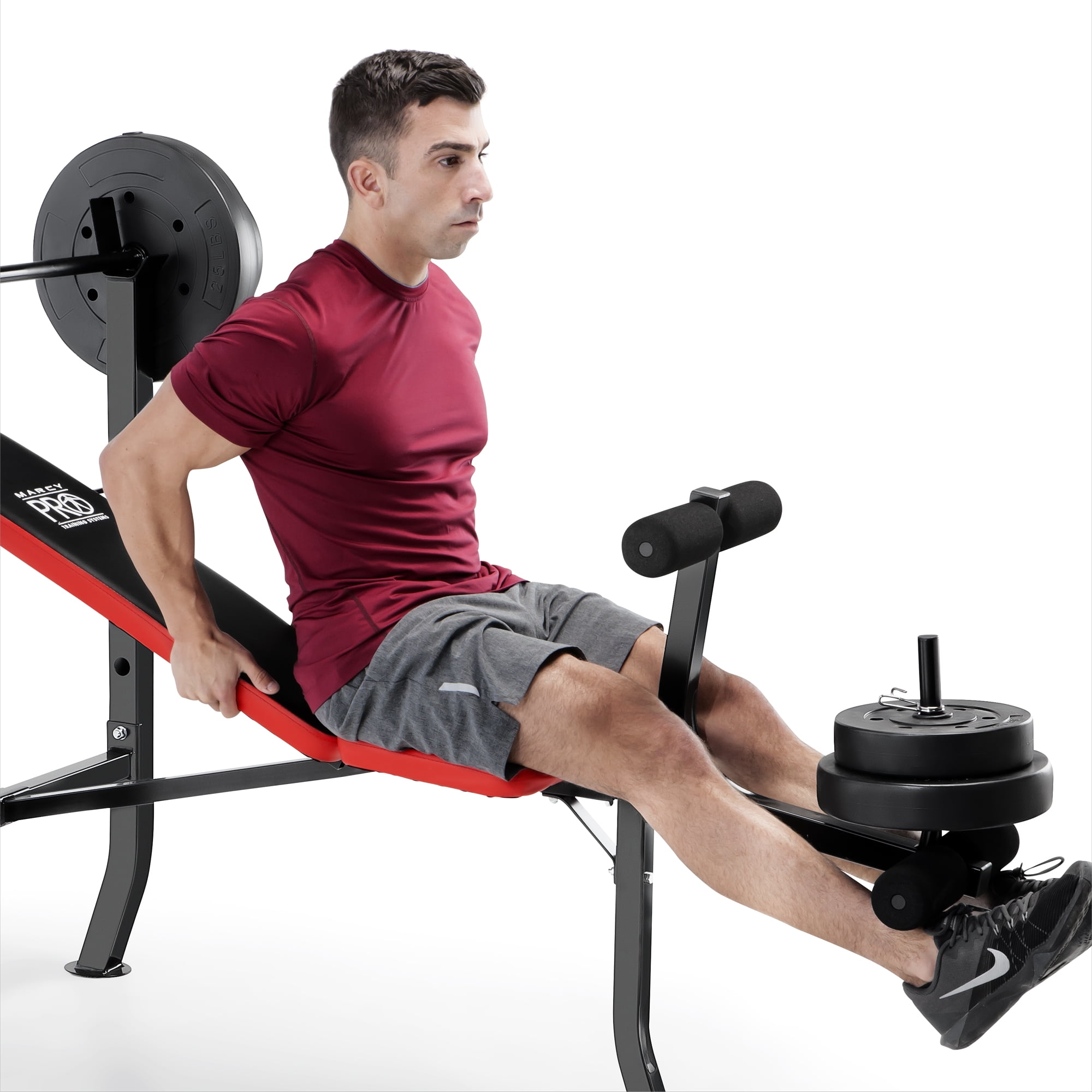 Marcy Standard Bench with 100 lb. Weight Set PM 2084 Walmart