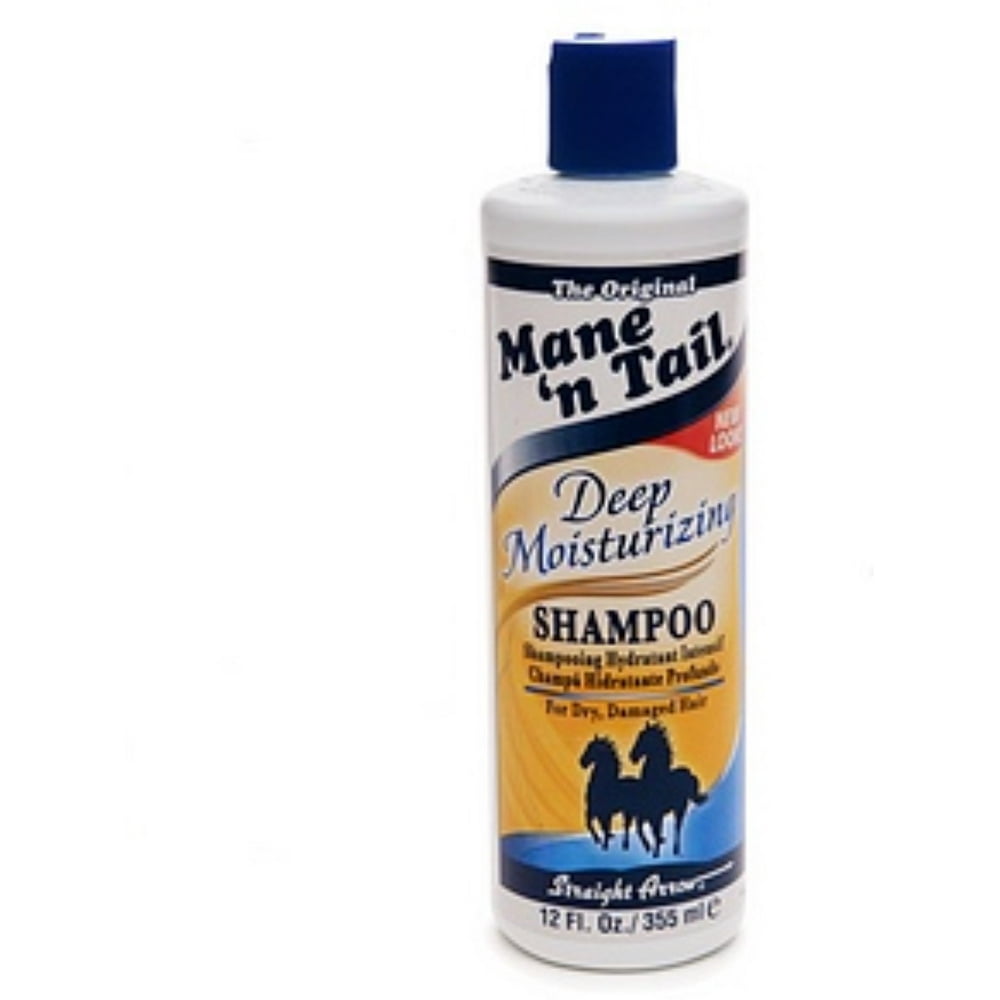Mane'n Tail Deep Moisturizing Shampoo for Dry, Damaged Hair 12 oz (Pack