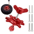 thumbnail image 4 of RC 1.9/2.2'' pulgadas Wheels Hub Montaje y de llantas Rojo Zulema cubo de rueda de coche de orugas rc, 4 of 8