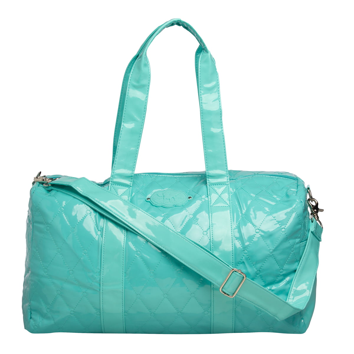 Sugar Lulu 19 Inch Patent Leather Duffle Bag for Kids Travel Bag for Women Sleepover Bags for ...