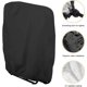 thumbnail image 3 of 2-pack protective covers for folding lounge chairs (black, 7134110 cm), wind protection for garden armchairs, covers for folding lounge chairs, 3 of 4