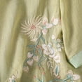thumbnail image 5 of Women's 3/4 Sleeve Tops Plus Size Solid Embroidered Round Collar Summer Top, 5 of 9