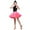 Pink, variant on GYRATEDREAM Toddler Girls Latin Dance Skirt Baby Youth High Elastic Waist Quick Dry Costumes Kids Teen Lightweight Workout Sports Skort for 4-14 Years