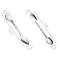 thumbnail image 5 of Grapefruit Spoons Serrated Double-Headed Grapefruit Spoons Mud Scraping Spoon Stainless Steel Grapefruit Spoon Utensil Set with Storage Box for Kiwi, Dessert, Apple, Citrus Fruit Pack of 2, 5 of 7