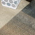 thumbnail image 6 of Superior Modern Geometric Fire Retardant and Anti-Static Indoor Area Rug, 4'x6', Grey, 6 of 7