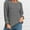 Gray, variant on Babysbule Plus Size Womens Sweaters Women's Loose Litting Long Sleeved Pullover Commuting Round Neck Color Fashionable Sweater Women's Fashion
