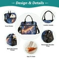 thumbnail image 3 of YAZAOO Lunch Bag Creative Train Riding on Glowing Clouds Cooler bag with Shoulder Strap, 3 of 6