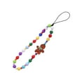 thumbnail image 2 of Elegante correa para teléfono con dije para la muñeca, funda para teléfono, bolso de mano, colgante para mujer Sin perlas transparentes, 2 of 9