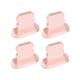 thumbnail image 1 of Tholdsy 4Pcs Mobile Phone Stopper Dust Proof USB Protection Anti-dust Cap Micro Charging Port Replacement for 13/Mini/Pro/Pro Max Cables de audio/vídeo Oro rosa, 1 of 4